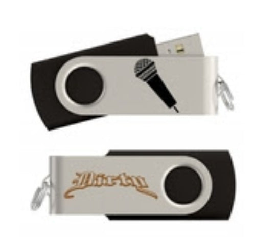 '' LIVE LIKE A PIMP DIE LIKE A GANGSTA" on mini flash drive